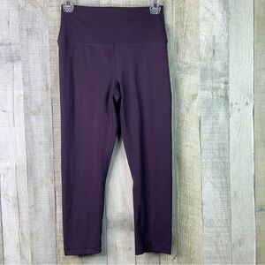 Nude Tech Medium Cropped Athletic Legging Color Summer Fig (Shade Of Purple)